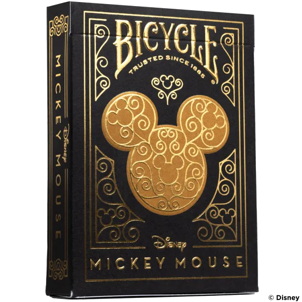 Bicycle Mickey Mouse Black & Gold