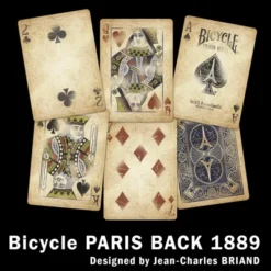 Bicycle Paris Back Playing Cards - Bleu 1889