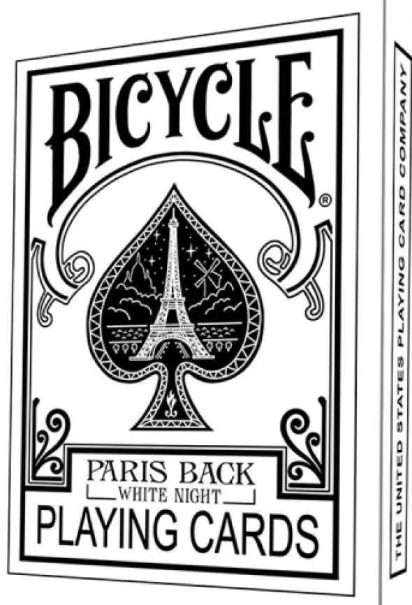 Bicycle Paris Back Playing Cards - Blanc