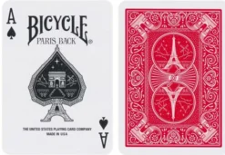 Bicycle Paris Back Playing Cards - Rouge