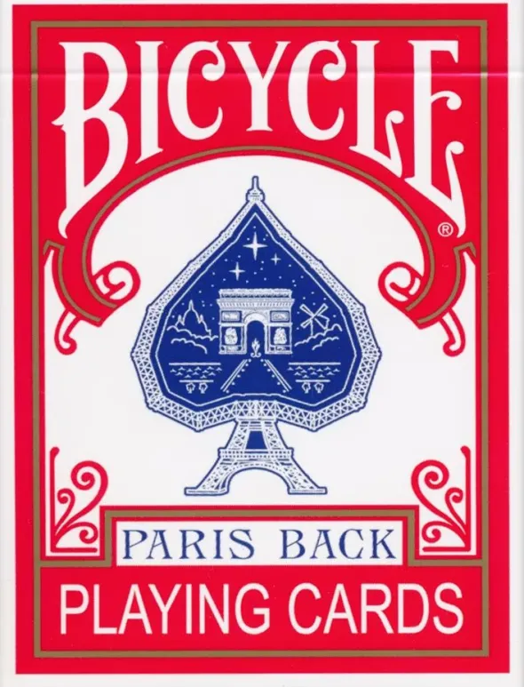 Bicycle Paris Back Playing Cards - Rouge