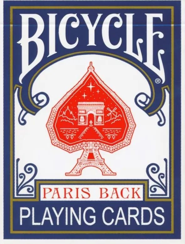 Bicycle Paris Back Playing Cards - Bleu