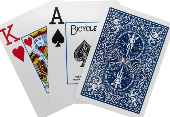 Bicycle - Prestige 100% Plastic : Bleu