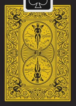 Bicycle : Rider Back - Reverse - Jaune et Noir