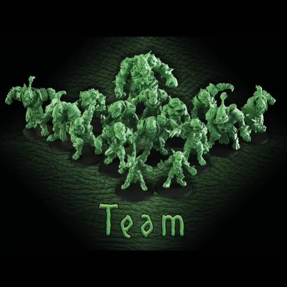 Big Green Ones - Equipe d'Orcs