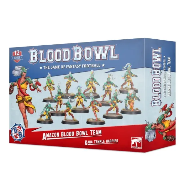 Blood Bowl : Amazon Team - Kara Temple Harpies
