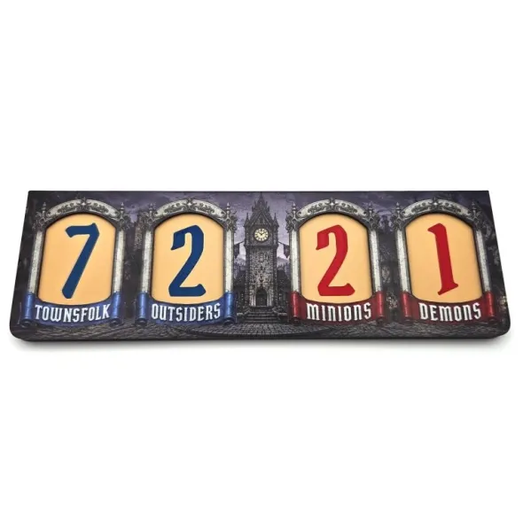 Blood on the Clocktower - Tableau de Répartition des rôles Compatible