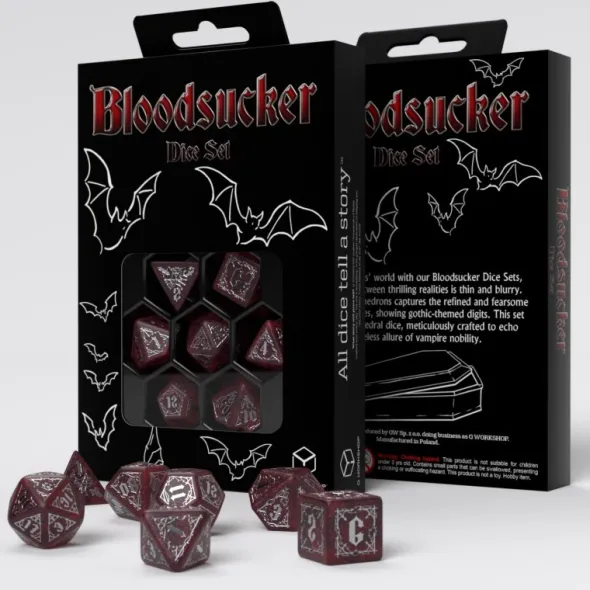 Bloodsucker Dice Set: Scarlet