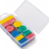 Boite de 100 jetons en plastique