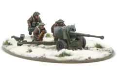 Bolt Action - British - 6 pdr Anti-tank Gun with British Infantry (Winter) Crew