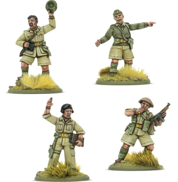 Bolt Action - British - 8th Army Platoon Commanders