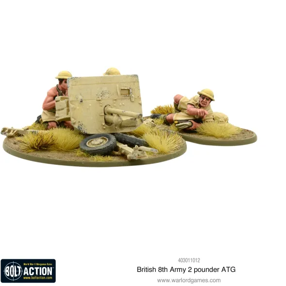 Bolt Action - British - 8th Army 2 Pounder ATG