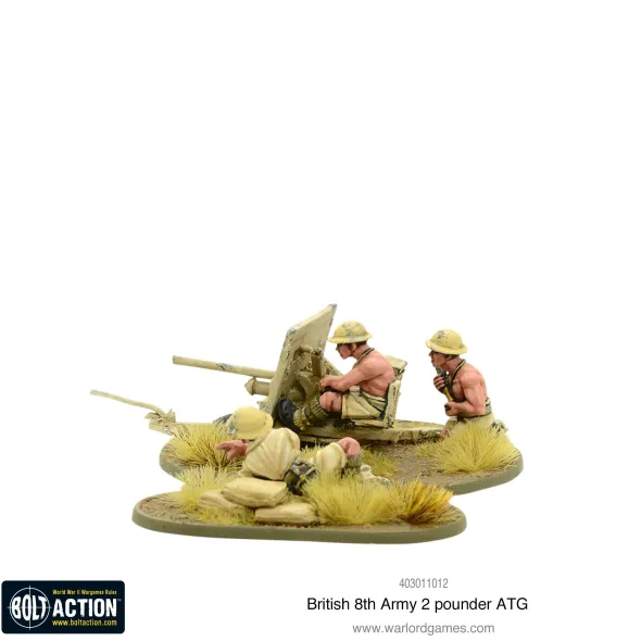 Bolt Action - British - 8th Army 2 Pounder ATG