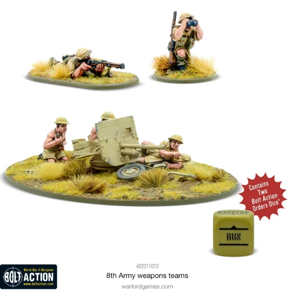 Bolt Action - British - 8th Army Weapons Teams