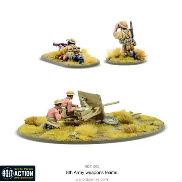 Bolt Action - British - 8th Army Weapons Teams