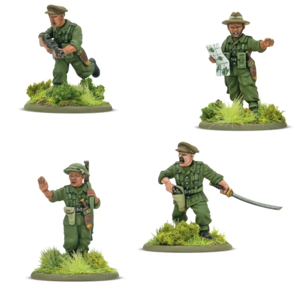Bolt Action - Commonwealth - Gurkha Platoon Commanders