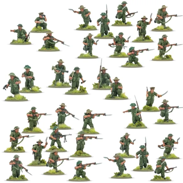 Bolt Action - Commonwealth - Gurkha Infantry Platoon