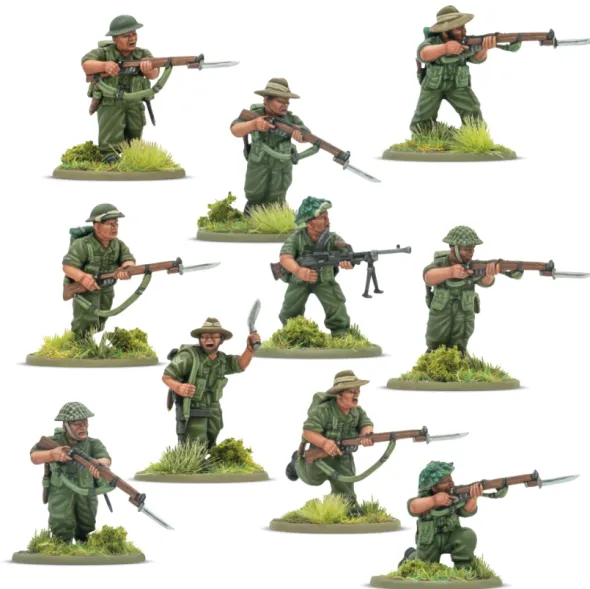 Bolt Action - Commonwealth - Gurkha Infantry Platoon