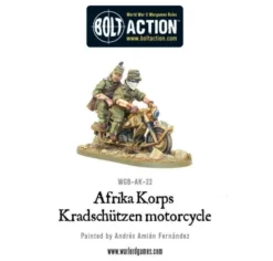 Bolt Action - German - Afrika Korps Kradschutzen Motorcycle