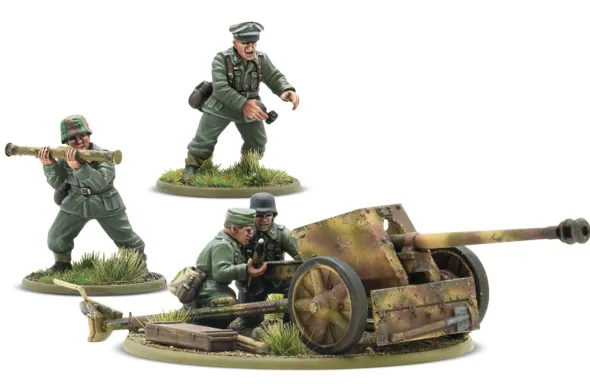 Bolt Action - German - Pak 40 Anti-Tank Gun
