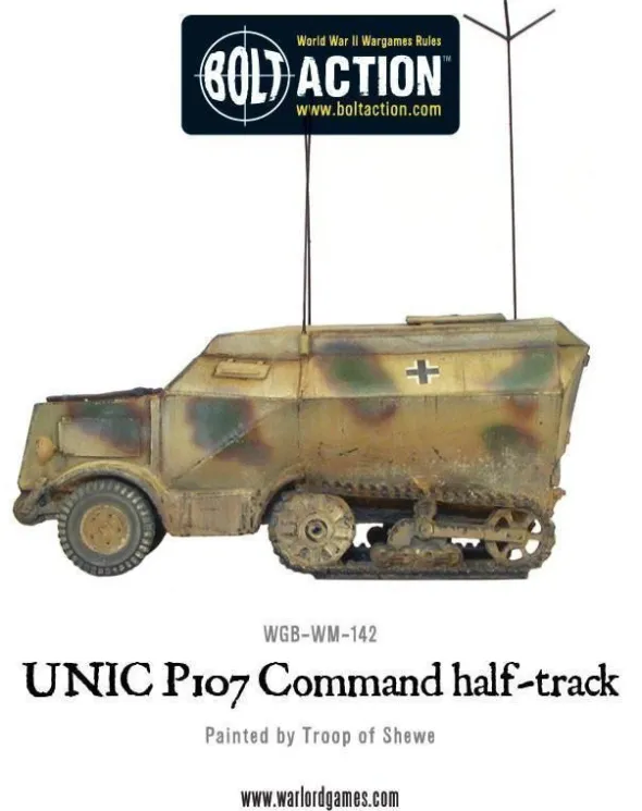 Bolt Action - German - Unic P107 Command Halftrack