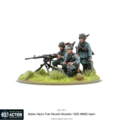 Bolt Action - Italian - Alpini Fiat-Revelli Modello 1935 Medium Machine Gun Team