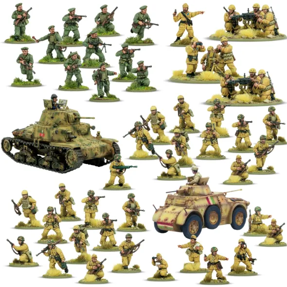 Bolt Action - Italian - Lions of the Folgore: Paracadutisti Starter Army