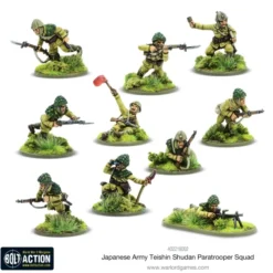 Bolt Action - Japanese - Teishin Shudan Paratrooper Squad