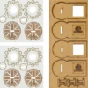 Bolt Action - MDF Unit Pin Markers - Great Britain