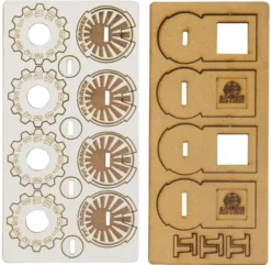 Bolt Action - MDF Unit Pin Markers - Japan