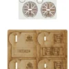 Bolt Action - MDF Vehicle Pin Markers - Great Britain