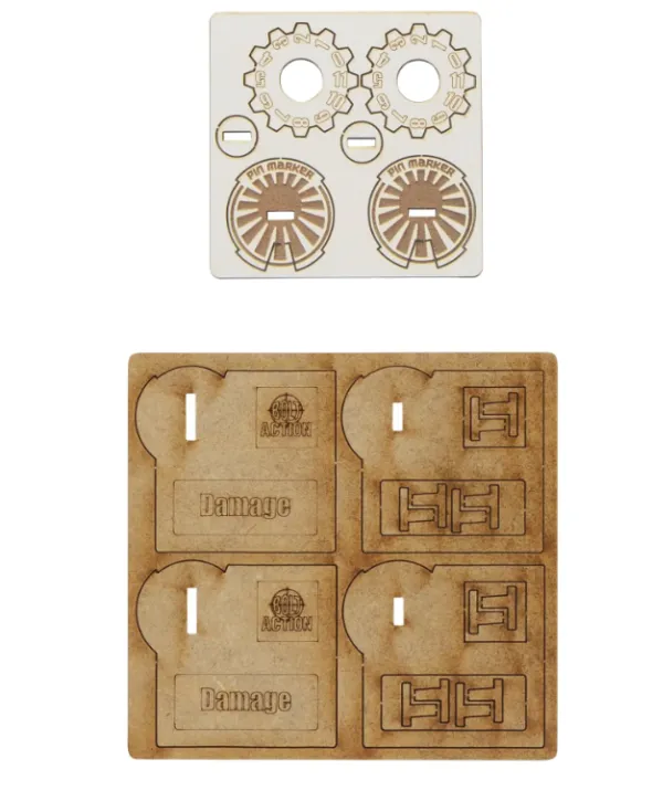 Bolt Action - MDF Vehicle Pin Markers - Japan