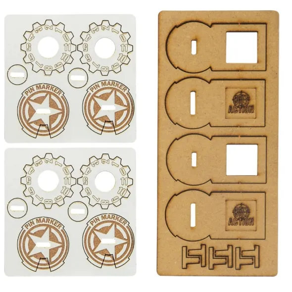 Bolt Action - Unit Pin Markers - 82nd American Airborne All American