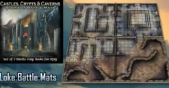 Book of Battle Mats - Castles, Crypts and Caverns