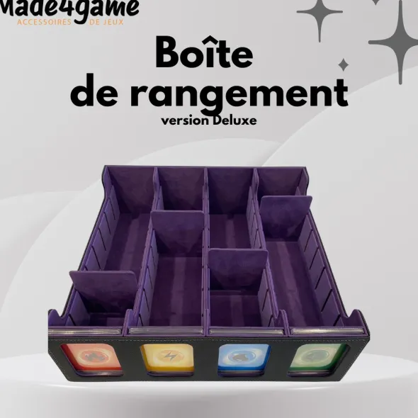 Boîte de rangement 4XL pour cartes (3000) - avec 4 emplacements top loader