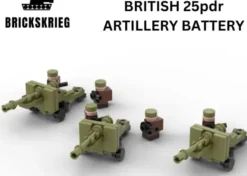 Brickskrieg - British 25pdr Artillery Battery