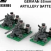 Brickskrieg - German 88mm Artillery Battery