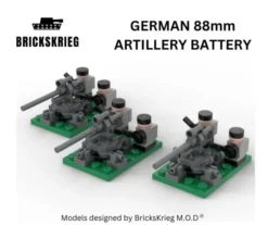 Brickskrieg - German 88mm Artillery Box Set