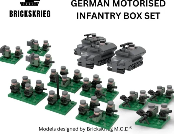 Brickskrieg - German Motorised Infantry Box Set