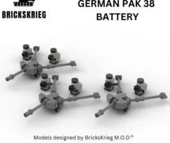 Brickskrieg - German PAK 38 Anti Tank Battery