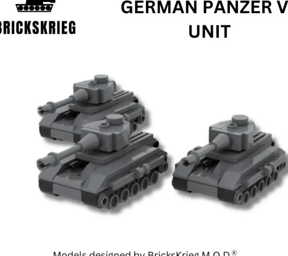 Brickskrieg - German Panzer IV - Unit
