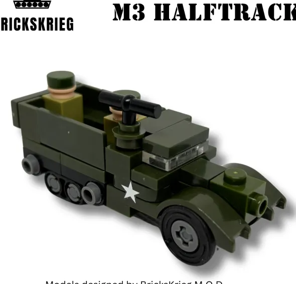 Brickskrieg - US M3 Halftrack