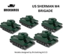 Brickskrieg - US Sherman M4 - Brigade