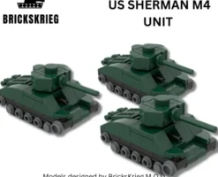 Brickskrieg - US Sherman M4 - Unit