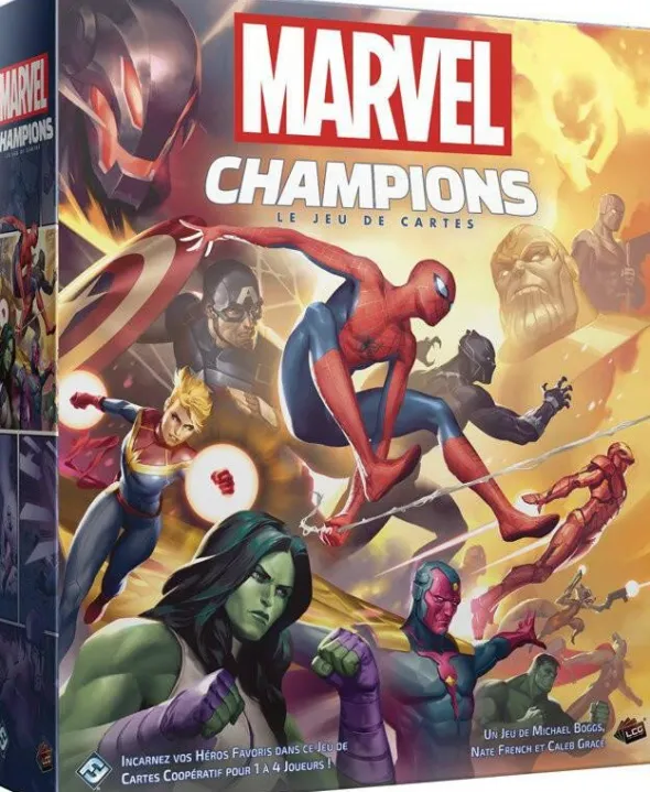 Bundle Marvel Champions : Le Jeu De Cartes + Playmat XL Orange