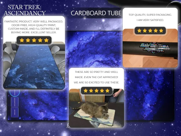 Bundle Playmat compatible avec Star Trek : Ascendancy