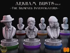 Bustes d'Investigateurs Lovecraftiens Vol. 12 – Investigateurs de la Cité Engloutie