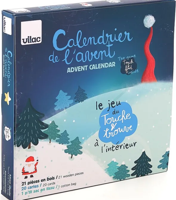 Calendrier de l'avent Touche et Trouve