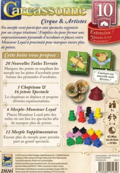 Carcassonne : Extension 10 - Cirque & Artistes