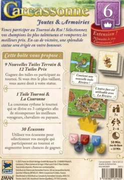 Carcassonne : Extension 6 - Joutes & Armoiries